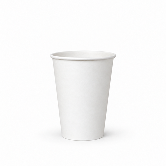 Baltas popierinis puodelis, 7.5oz | 210 ml, 1000 vnt/dėž